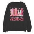 All Booked For Valentine Book Reading Women Girl Teacher Unisex Sweatshirt