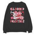 All Booked For Valentines Book Coffee Teacher Women Unisex Sweatshirt