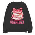 All Booked For Valentines Day Book Lovers Teacher Kids Unisex Sweatshirt