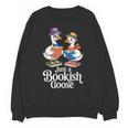 Bookish Goose Cute Geese With Hats Reading Books Unisex Sweatshirt Bookish Goose Cute Geese With Hats Reading Books Unisex Sweatshirt