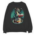 Books Dragon Reading Book Lover Unisex Sweatshirt