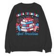 Books Fireworks And Freedom Independence Day Book Lover Unisex Sweatshirt Books Fireworks And Freedom Independence Day Book Lover Unisex Sweatshirt