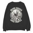 More Books Less People Introvert Skeleton Reading Unisex Sweatshirt More Books Less People Introvert Skeleton Reading Unisex Sweatshirt