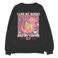 I Like My Books Spicy And My Coffee Icy Librarian Unisex Sweatshirt