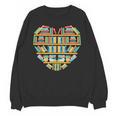 Bookshelf Heart Unisex Sweatshirt Bookshelf Heart Unisex Sweatshirt