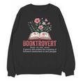 Booktrovert Book Lover Bookworm Reading Books Librarian Unisex Sweatshirt