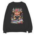 Bookworm Cute Baby Highland Cow Reading Book Unisex Sweatshirt Bookworm Cute Baby Highland Cow Reading Book Unisex Sweatshirt