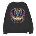 Bookworm Dragon Reading Book Lover Unisex Sweatshirt
