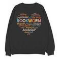 Bookworm Words Heart Book Lover Reader Reading Fun Unisex Sweatshirt Bookworm Words Heart Book Lover Reader Reading Fun Unisex Sweatshirt