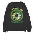 Bookworm Irish All Booked For St Patrick's Day Book Lover Unisex Sweatshirt
