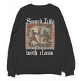 Buhurt Hourly Book Epic Knight Fight In Armor Buhurt Unisex Sweatshirt