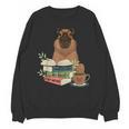 Capybara Glasses Reading Books Capybara Nerd Bookworm Unisex Sweatshirt Capybara Glasses Reading Books Capybara Nerd Bookworm Unisex Sweatshirt