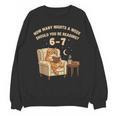 Cat Reading 6-7 Meme English Teacher Book Lover Humor Unisex Sweatshirt Cat Reading 6-7 Meme English Teacher Book Lover Humor Unisex Sweatshirt