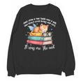 Cats And Books Easily Distracted By Book & Cat Lover Men Women Kids Unisex Sweatshirt Cats And Books Easily Distracted By Book & Cat Lover Men Women Kids Unisex Sweatshirt