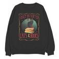 Cats And Books Lover Reading Literary Feline Humor Unisex Sweatshirt Cats And Books Lover Reading Literary Feline Humor Unisex Sweatshirt