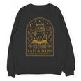 Cats And Books Because People Are Overrated Unisex Sweatshirt