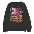 Chapter 67 Floral Book Stack Unisex Sweatshirt