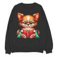 Chihuahua Reading a Book Dog Unisex Sweatshirt