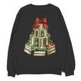 Christmas Book Tree Coquette Bow Xmas Reading Librarian Girl Unisex Sweatshirt Christmas Book Tree Coquette Bow Xmas Reading Librarian Girl Unisex Sweatshirt