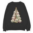 Christmas Book Tree Teacher Book Lover Xmas Librarian Unisex Sweatshirt Christmas Book Tree Teacher Book Lover Xmas Librarian Unisex Sweatshirt