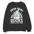 Christmas Reading Snowman So Many Books Men Women Kids Unisex Sweatshirt