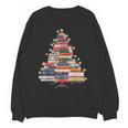 Christmas Tree Book Bookworm Unisex Sweatshirt