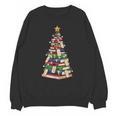 Christmas Tree Of Books For Readers And Librarians Unisex Sweatshirt