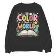 Color Our World Book Reading Program 2026 Summer Unisex Sweatshirt Color Our World Book Reading Program 2026 Summer Unisex Sweatshirt