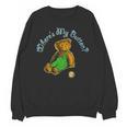 Corduroy Where's My Button Teddy Bear Retro Children's Book Unisex Sweatshirt