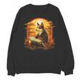 Cute Corgi Dog In Japanese Kimono With Book Men Women Girls Kids Unisex Sweatshirt Cute Corgi Dog In Japanese Kimono With Book Men Women Girls Kids Unisex Sweatshirt