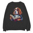 Cute Dog Basset Hound Reading Book Unisex Sweatshirt Cute Dog Basset Hound Reading Book Unisex Sweatshirt