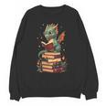 Cute Dragon Reading Book Bookworm Dragons And Books Unisex Sweatshirt Cute Dragon Reading Book Bookworm Dragons And Books Unisex Sweatshirt
