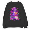 Cute Dragon Reading Books Bookworm Unisex Sweatshirt