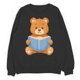 Cute Teddy Bear Reading Book Adorable For Readers Unisex Sweatshirt Cute Teddy Bear Reading Book Adorable For Readers Unisex Sweatshirt