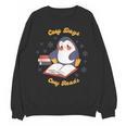 Cute Xmas Book Lover Penguin Reading Cosy Days Cosy Reads Unisex Sweatshirt