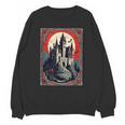 Dracula's Castle Book Cover Illustration Unisex Sweatshirt