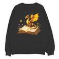 Dragon Fantasy Book Lover Bookish Reader Bookworm Wildflower Unisex Sweatshirt Dragon Fantasy Book Lover Bookish Reader Bookworm Wildflower Unisex Sweatshirt