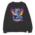 Dragon Reading a Book Bookworm Book Unisex Sweatshirt