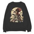 Dragon Reading a Book Dragons And Books Lover Bookworm Unisex Sweatshirt