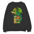 Dragon Reading Books Matching Bookworm Readers Librarian Unisex Sweatshirt