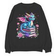 Dragons And Books Dragon Reading Book Lover Girl Bookworm Unisex Sweatshirt Dragons And Books Dragon Reading Book Lover Girl Bookworm Unisex Sweatshirt