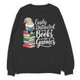 Easily Distracted By Books And Gnomes Unisex Sweatshirt Easily Distracted By Books And Gnomes Unisex Sweatshirt