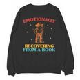 Emotionally Recovering From A Book Frog Unisex Sweatshirt Emotionally Recovering From A Book Frog Unisex Sweatshirt