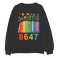 Equal Rights Book Flower Resist 86 47 Feminist Women Rights Unisex Sweatshirt