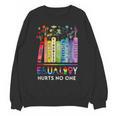 Equality Hurts No One Book Flower Rainbow Pride Month LGBTQ Unisex Sweatshirt Equality Hurts No One Book Flower Rainbow Pride Month LGBTQ Unisex Sweatshirt