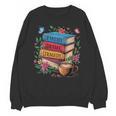 Fantasy Drama Tragedy Books Subtle Reader Librarian Flower Unisex Sweatshirt Fantasy Drama Tragedy Books Subtle Reader Librarian Flower Unisex Sweatshirt