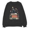 Fantasy Drama Tragedy Reading Lover Book Cat Humor Unisex Sweatshirt