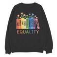 Floral Book Equality Human Rights Social Justice Peace Love Unisex Sweatshirt Floral Book Equality Human Rights Social Justice Peace Love Unisex Sweatshirt
