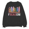 Freadom Anti Ban Books Freedom To Read Book Lover Reading Unisex Sweatshirt