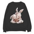 Funny Book Reading Quote For Women And Girls Rabbits Unisex Sweatshirt